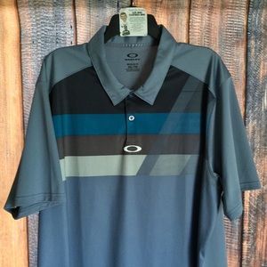 OAKLEY Polyester Golf Polo Shirt